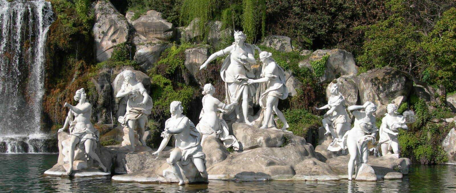 La fontana di Diana e Atteone della Reggia di Caserta